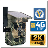 Уличная 2К/4G фотоловушка Филин HC-603 Pro с солнечной панелью