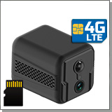 Беспроводная 3G/4G миниатюрная IP камера 2mp с SIM картой JMC-AC1-4G