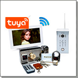 Комплект беспроводной домофон SkyNet 700-Tuya (1+0+AX066)