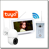 Комплект беспроводной домофон SkyNet 700-Tuya (1+1)